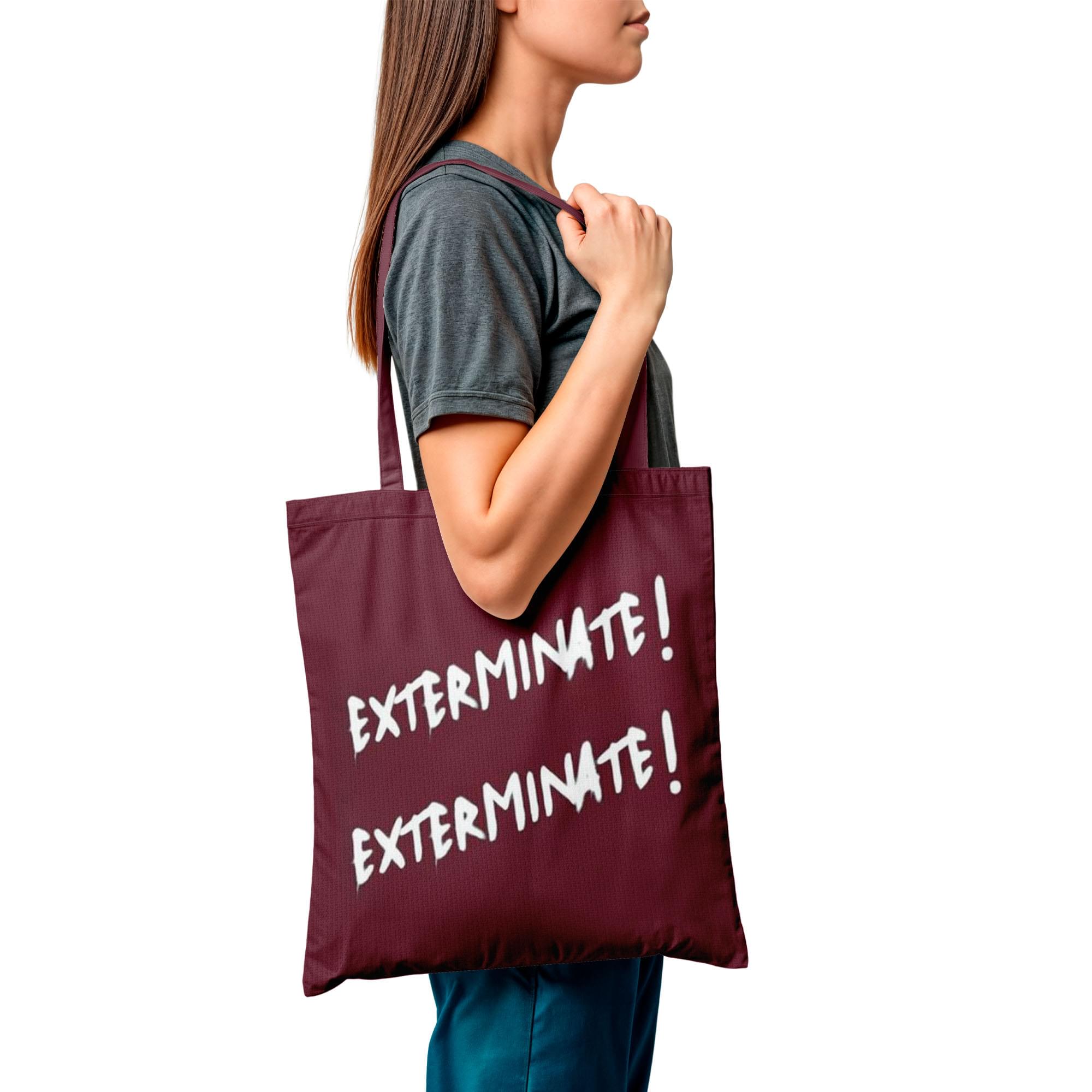 Doctor Who Dalek "Exterminate! Exterminate!" Large Tote Bag
