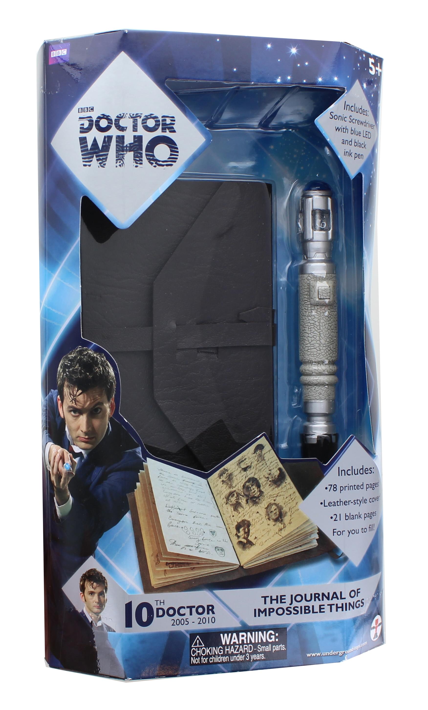 Doctor Who Journal Of Impossible Things & Mini Sonic Screwdriver Pen
