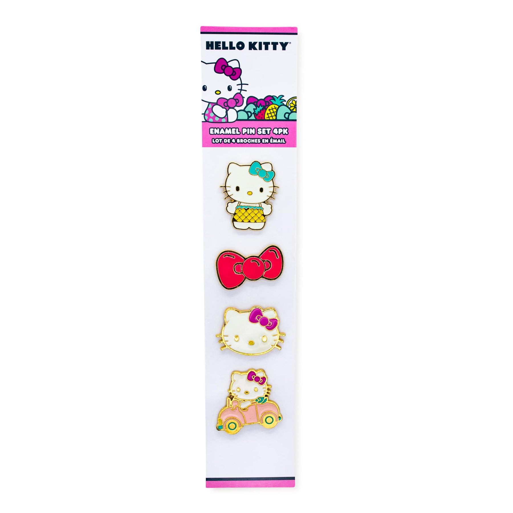 Sanrio Hello Kitty 4-Piece Enamel Pin Set