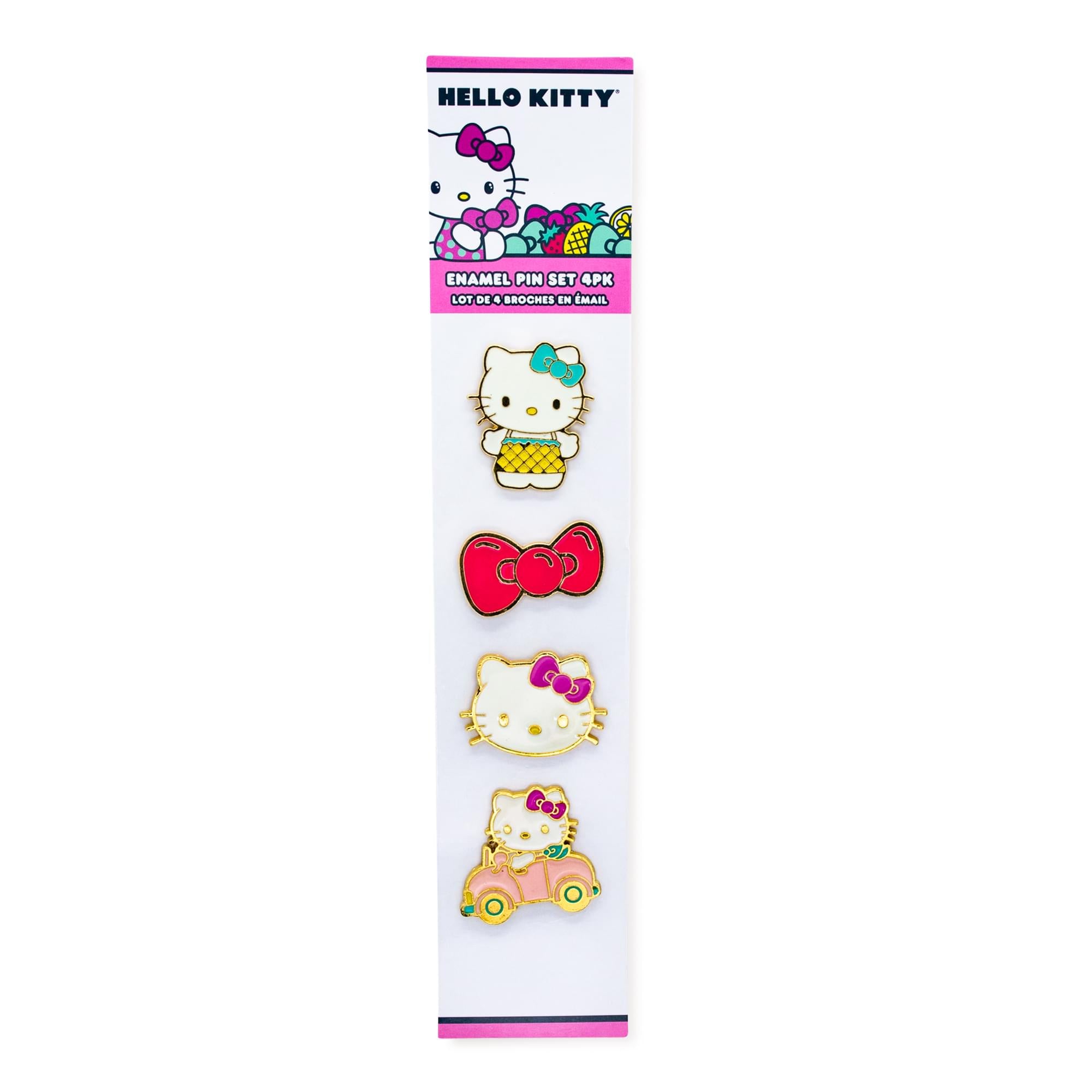 Sanrio Hello Kitty 4-Piece Enamel Pin Set