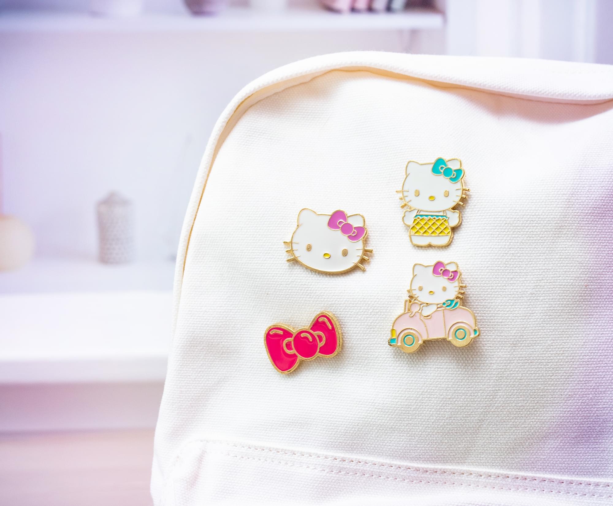 Sanrio Hello Kitty 4-Piece Enamel Pin Set