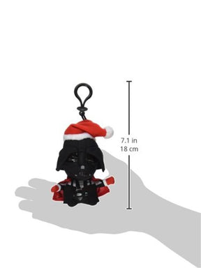 Star Wars Santa Darth Vader 4" Mini Talking Plush Clip On
