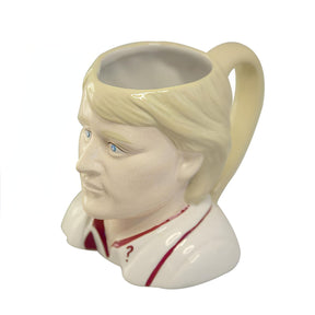 Doctor Who 5th Doctor Peter Davison Ceramic 3D Toby Jug Mug