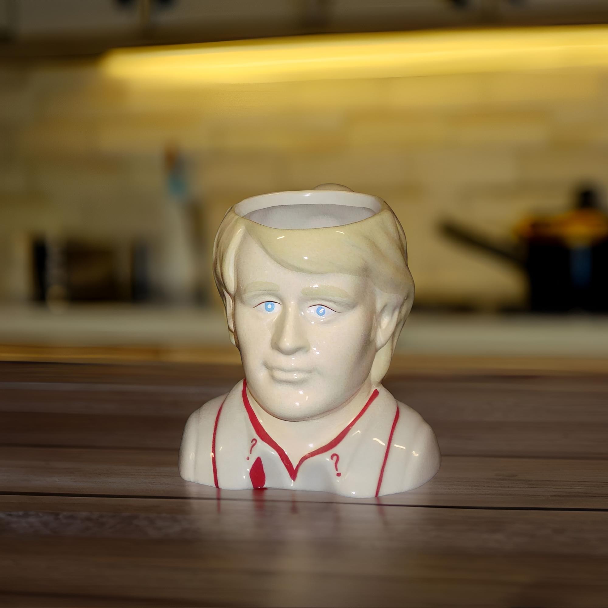 Doctor Who 5th Doctor Peter Davison Ceramic 3D Toby Jug Mug