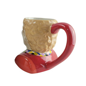 Doctor Who 6th Doctor Colin Barker Ceramic 3D Toby Jug Mug