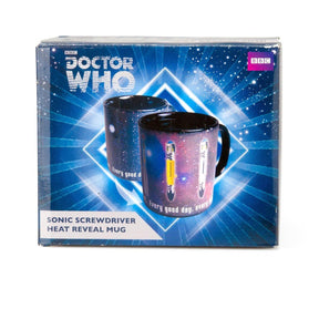 Doctor Who Sonic Screwdriver 12oz Heat Reveal Mug