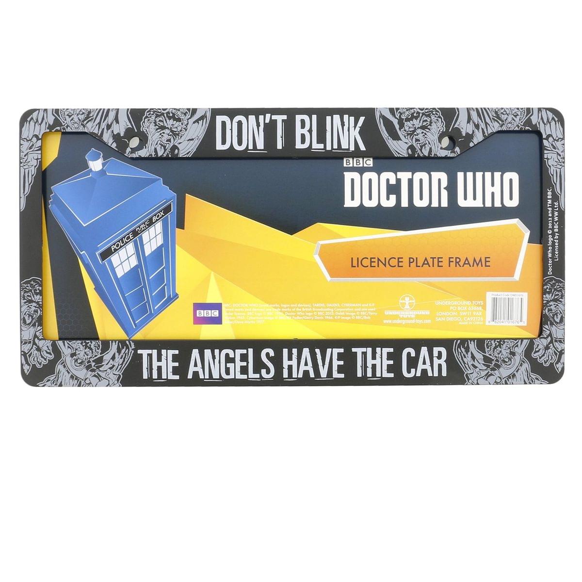 Doctor Who License Plate Frame: Don't Blink