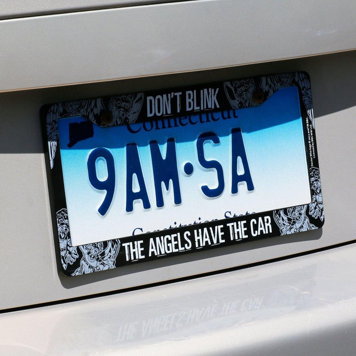 Doctor Who License Plate Frame: Don't Blink