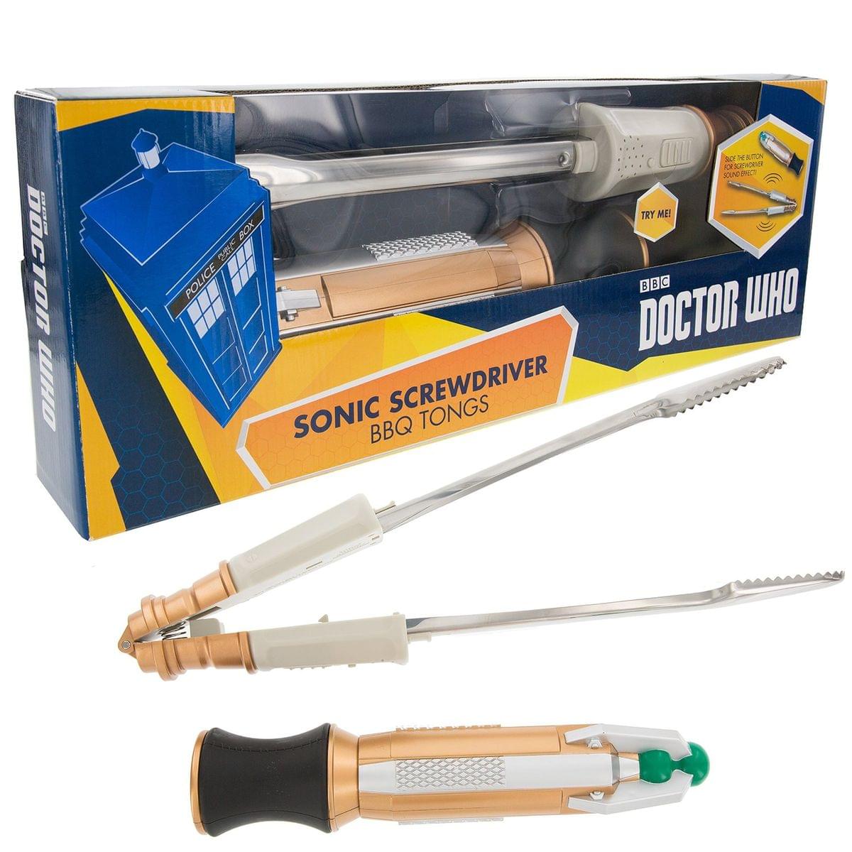 Doctor Who Sonic Screwdriver BBQ Tongs