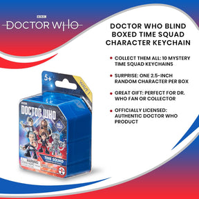 Doctor Who Blind Boxed Time Squad Character Keychain