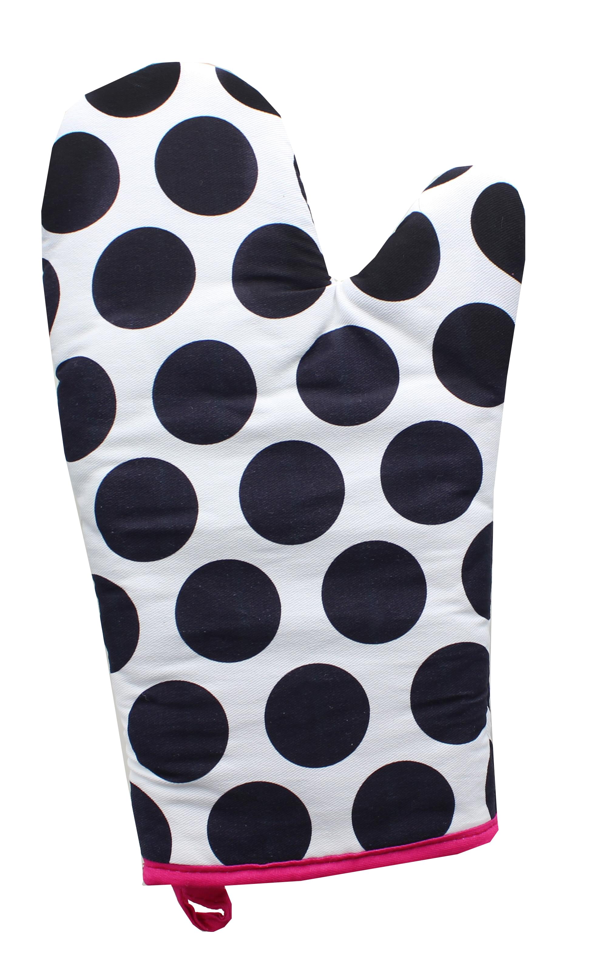 Disney Minnie Mouse Polka Dot Geo Glam Oven Mitt