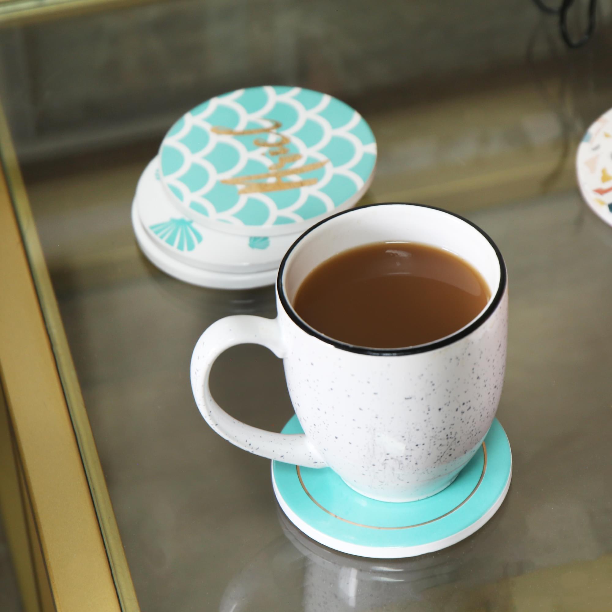 Disney The Little Mermaid 4 Piece Ceramic Coaster Set