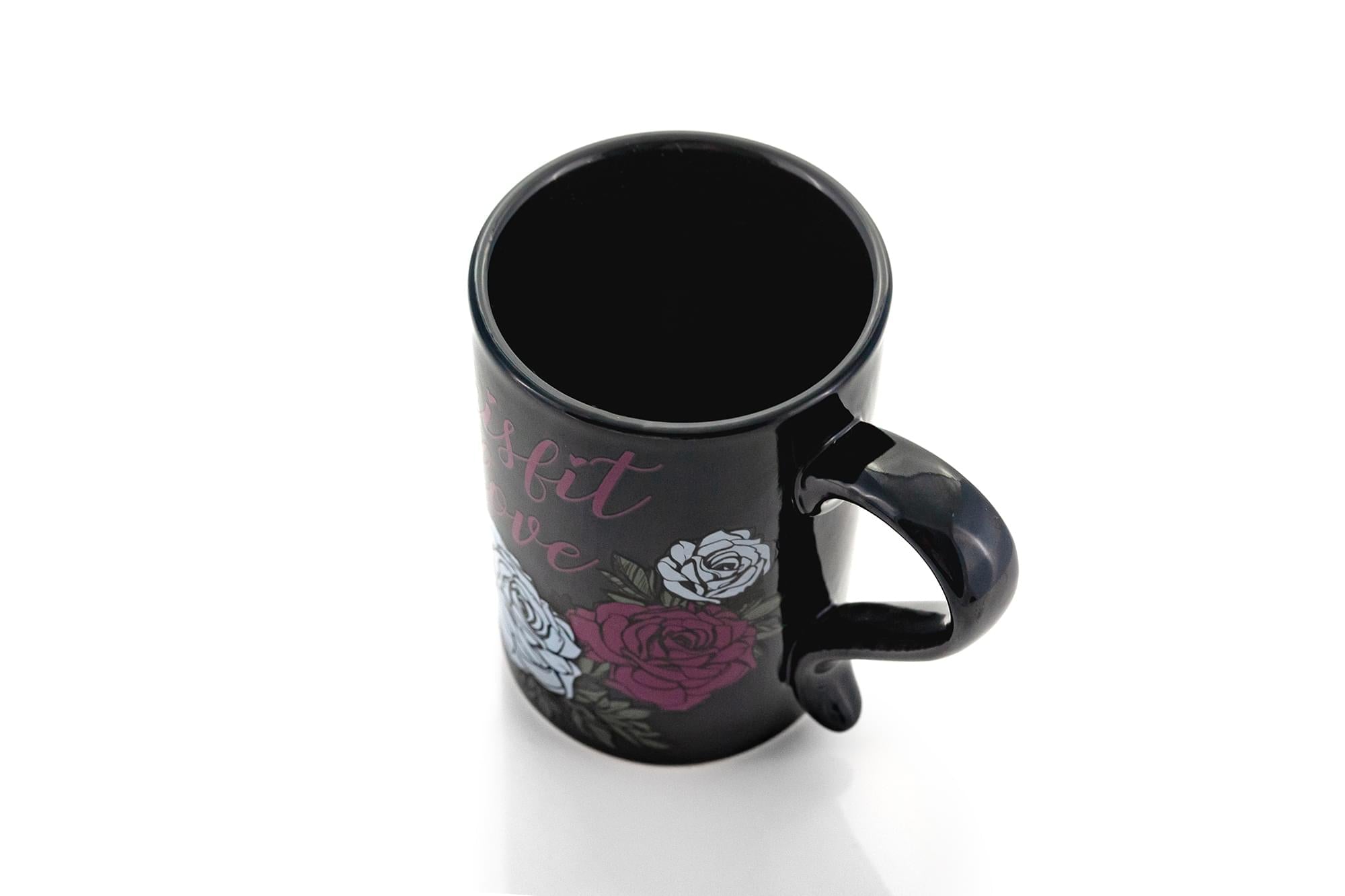 The Nightmare Before Christmas Black Rose Wedding 15 Oz Ceramic Coffee Mug