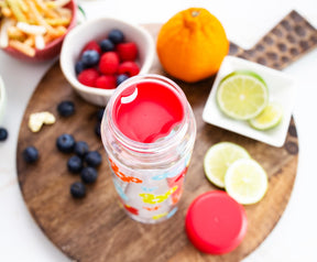 Disney Mickey Mouse Fruit Icons Water Bottle | Holds 17 Ounces