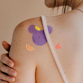 Disney Mickey Mouse Fruit Temporary Tattoos | 48 Count