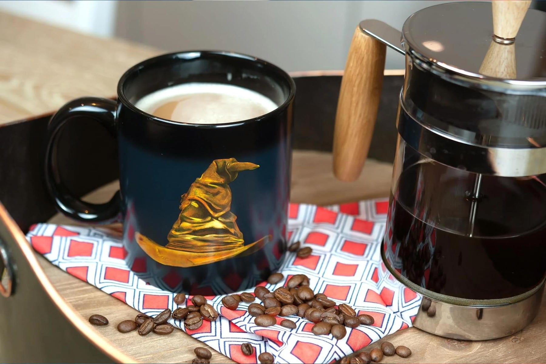 Harry Potter Slytherin 20oz Heat Reveal Ceramic Coffee Mug | Color Changing Cup