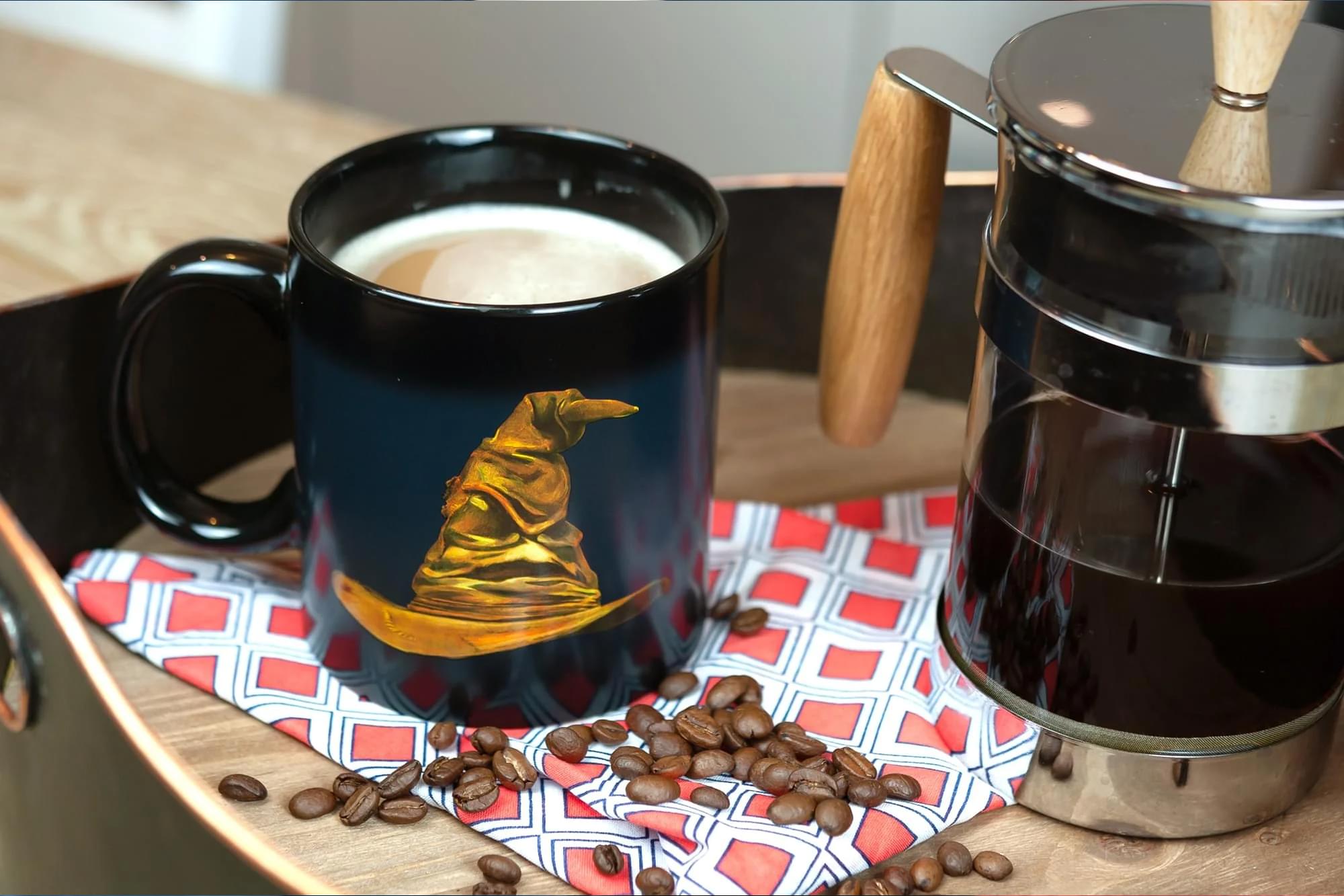 Harry Potter Slytherin 20oz Heat Reveal Ceramic Coffee Mug | Color Changing Cup