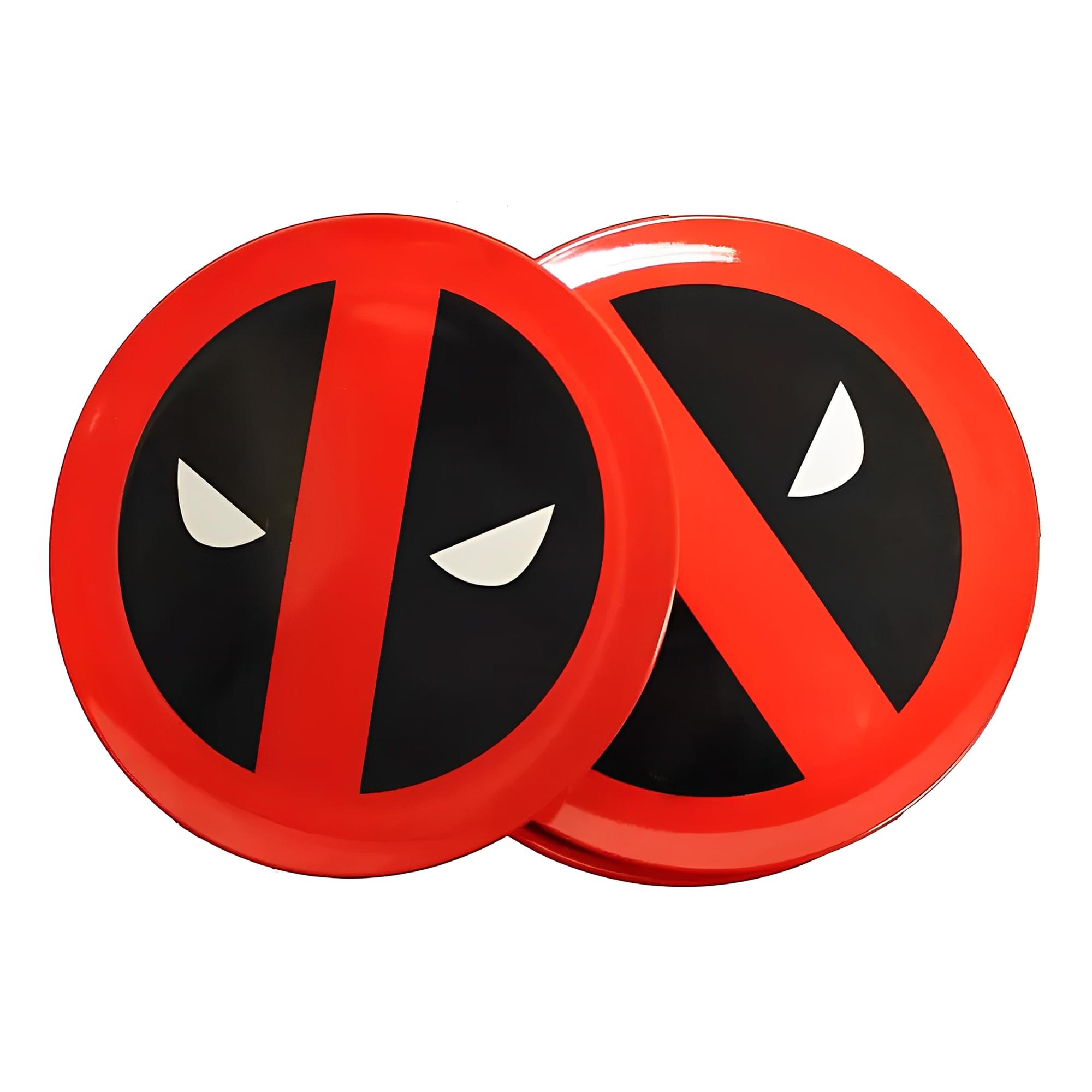 Marvel Dead Pool Round Plate 4-Piece Set