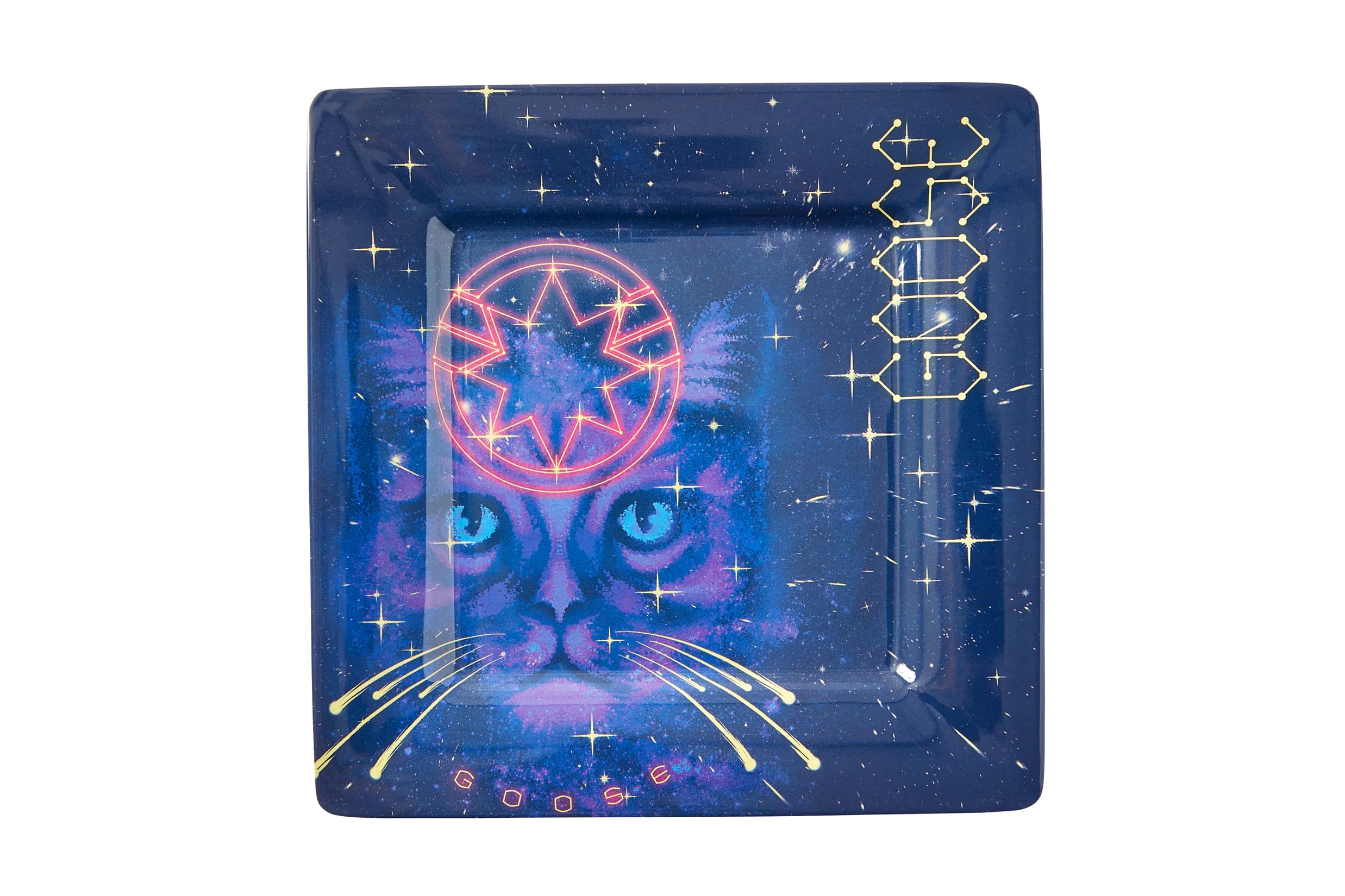 Marvel’s Captain Marvel Celestial Goose 4-Piece Melamine Plate Set