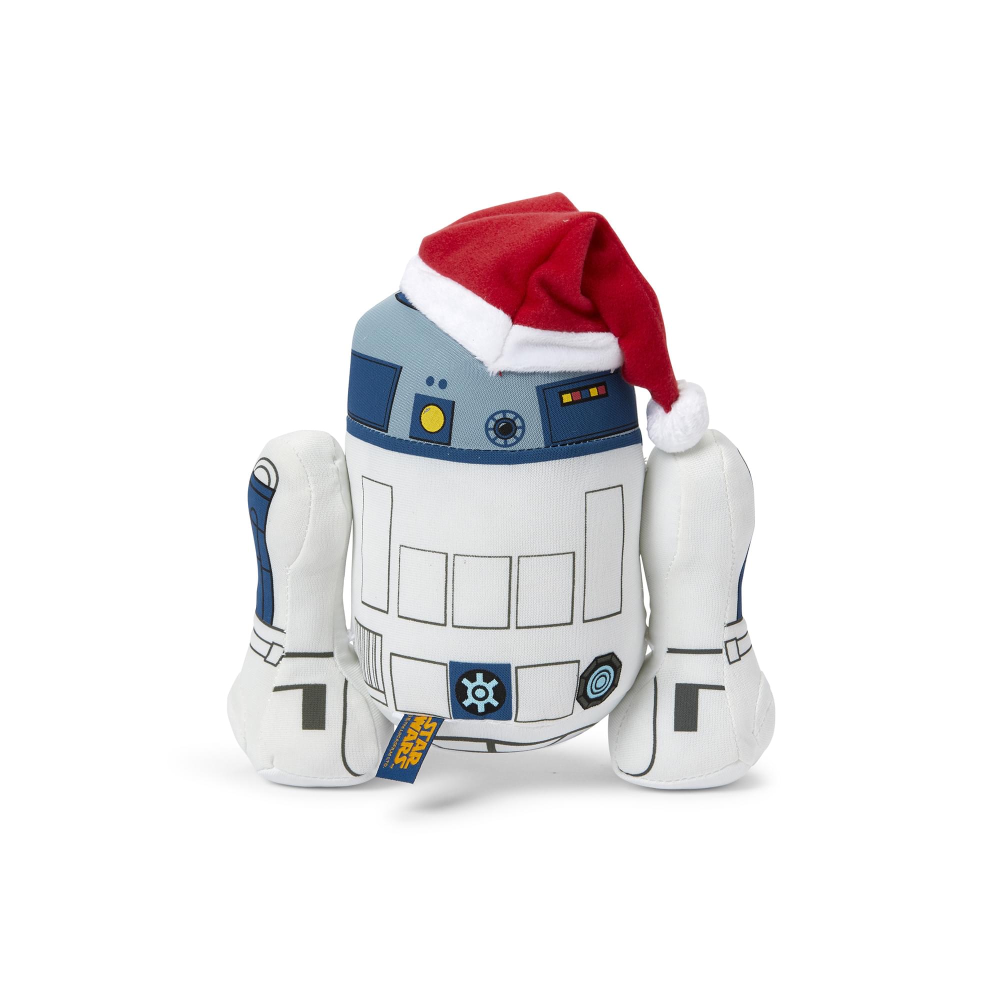 Stuffed Star Wars Plush Toy - 9" Talking Santa R2D2 Doll