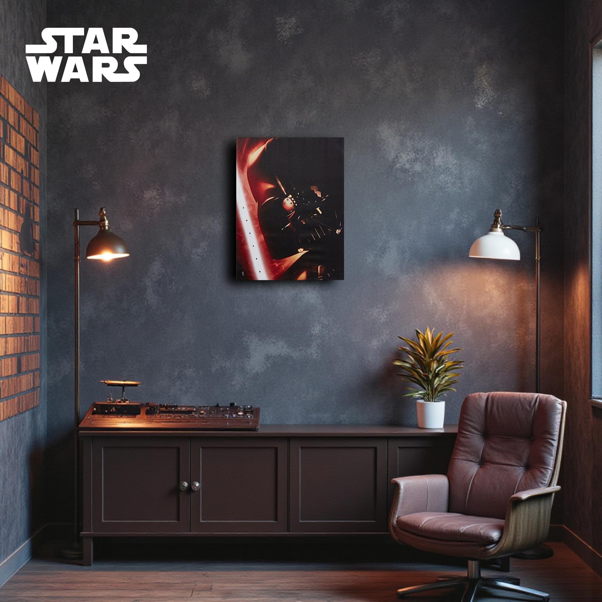 Star Wars 23.9"x19.9" Illuminated Canvas Wall Art, Set of 3