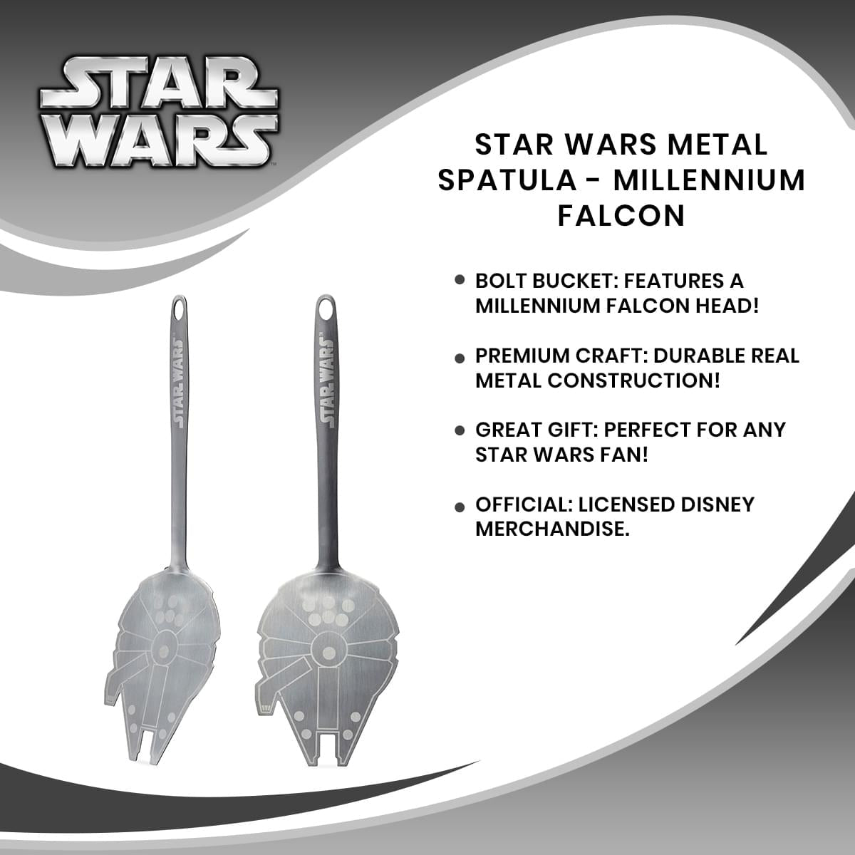 Star Wars Metal Spatula - Millennium Falcon