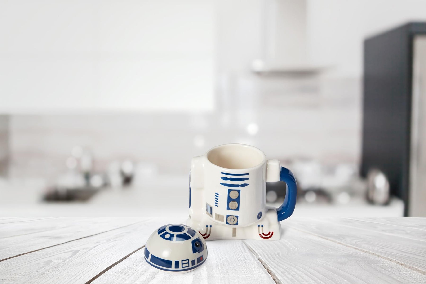 Star Wars Mug - 10oz R2D2 Cup with Removable Helmet Mug