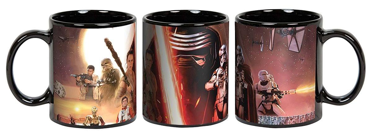 Star Wars Coffee Mugs, Set of 4: Force Awakens, Rogue One, New Hope