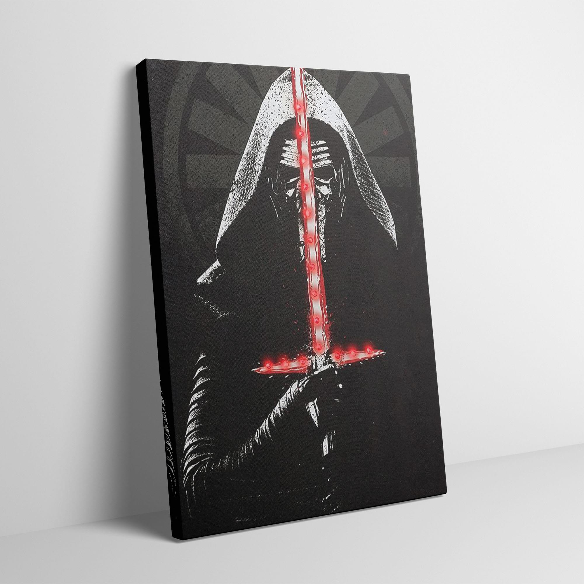 Star Wars Kylo Ren Illuminating Canvas Wall Art
