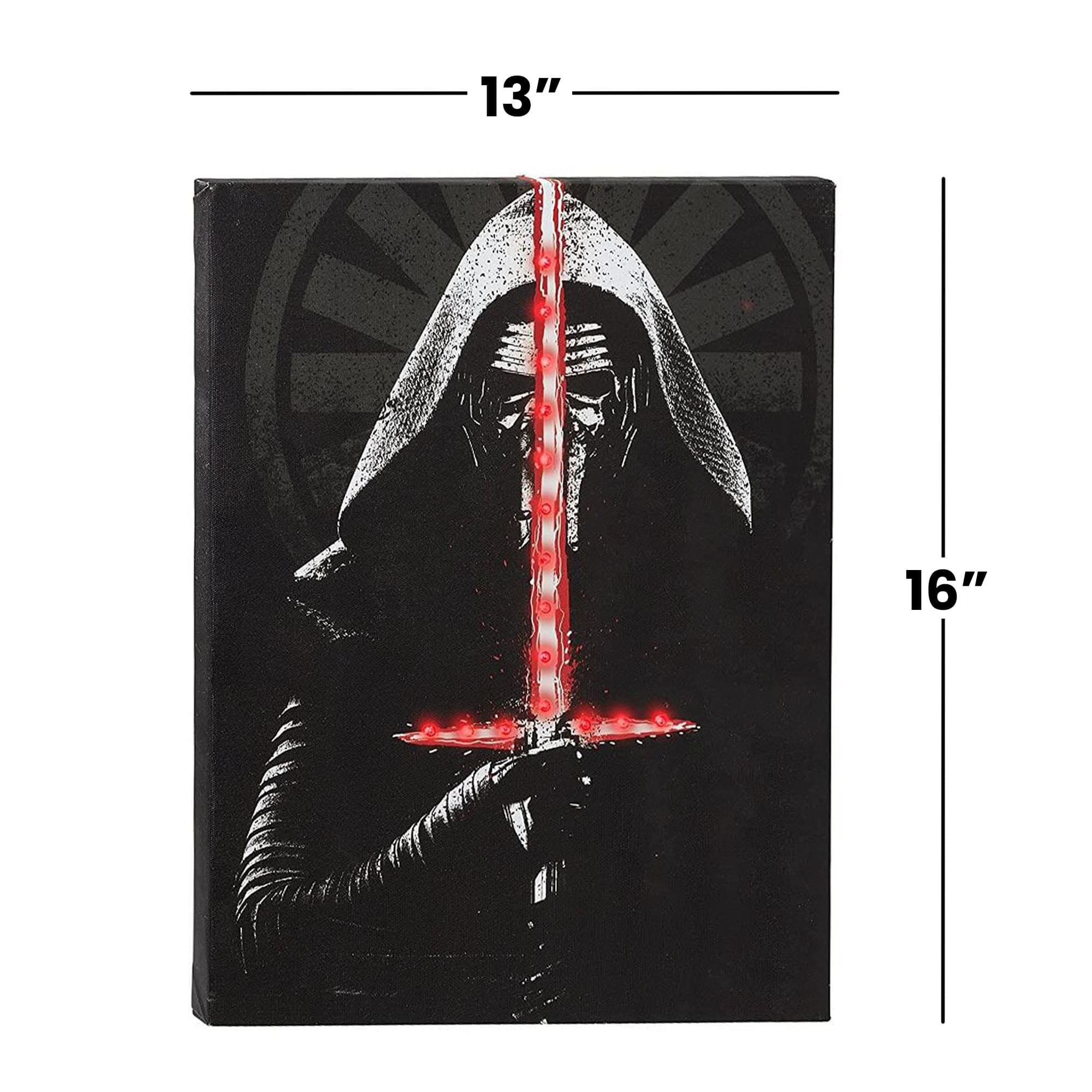 Star Wars Kylo Ren Illuminating Canvas Wall Art