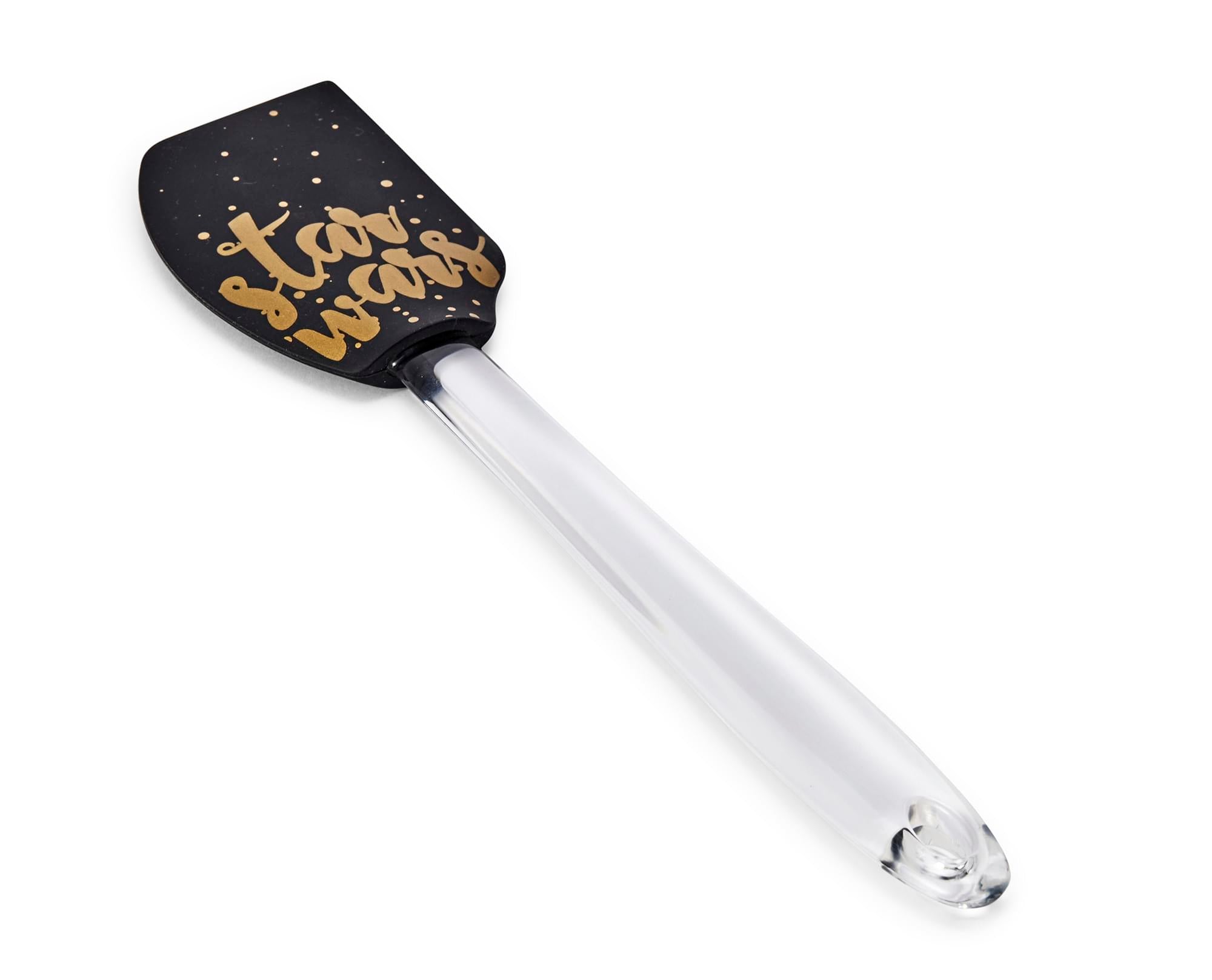 Star Wars 11” Silicone Spatula - Black/Gold Text “Star Wars”