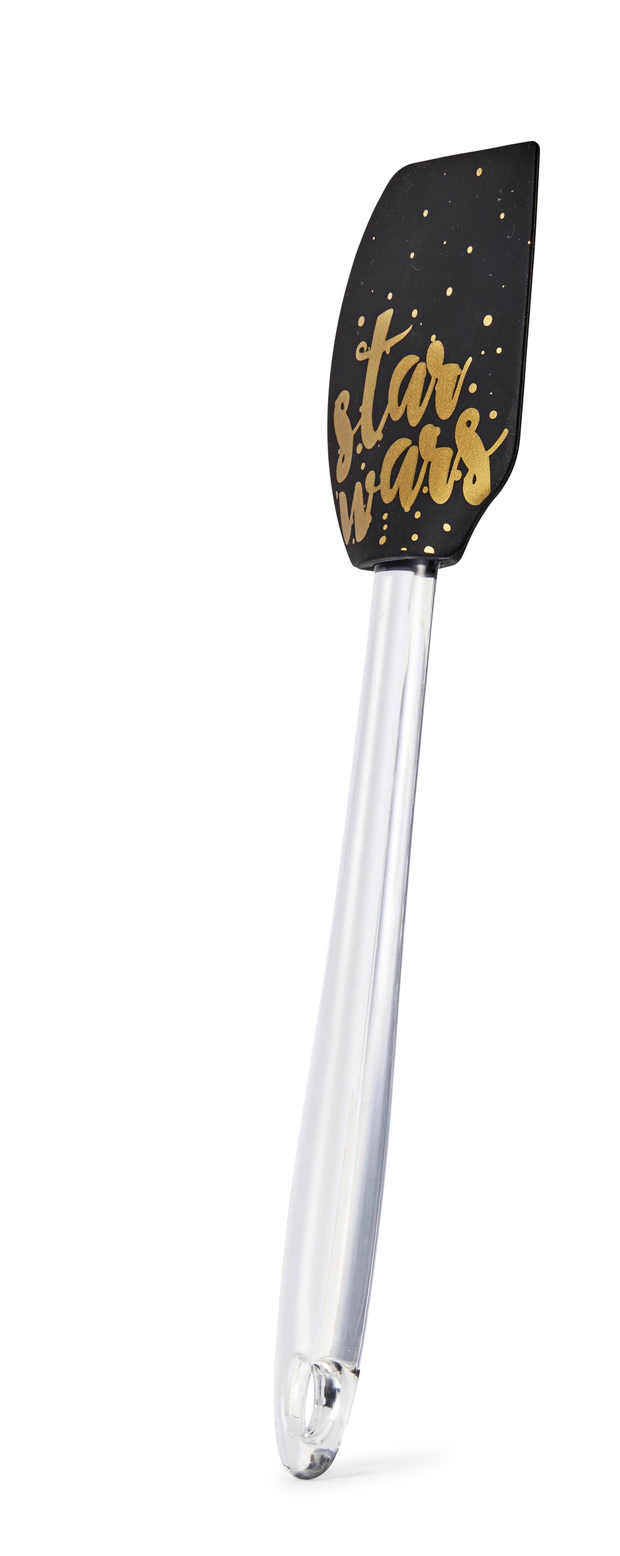 Star Wars 11” Silicone Spatula - Black/Gold Text “Star Wars”