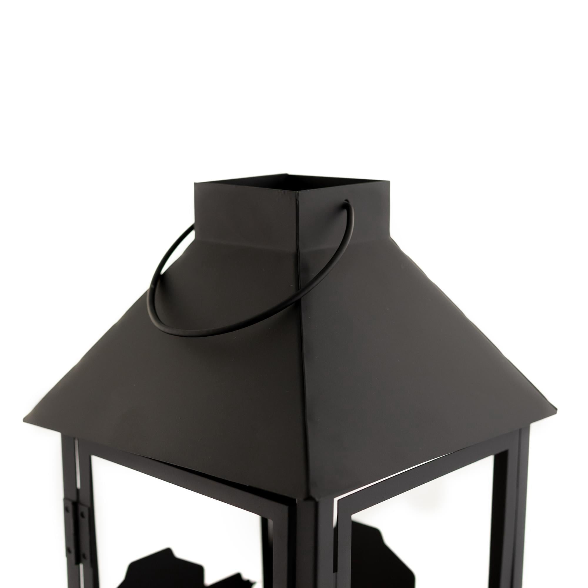 Star Wars Black Stamped Lantern | Imperial AT-AT | 14 Inches | Set of 2