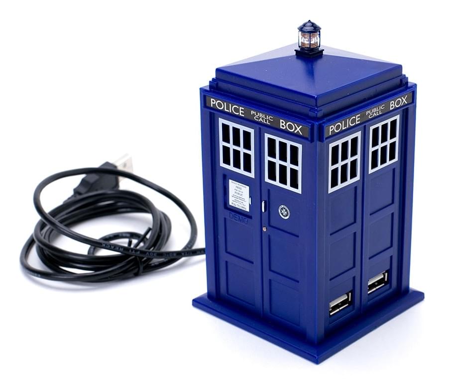 Doctor Who 11th Doctor Tardis 4 Port USB Hub | Free Shipping