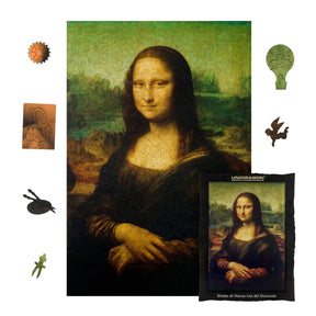 Mona Lisa 1000 Piece Wooden Jigsaw Puzzle