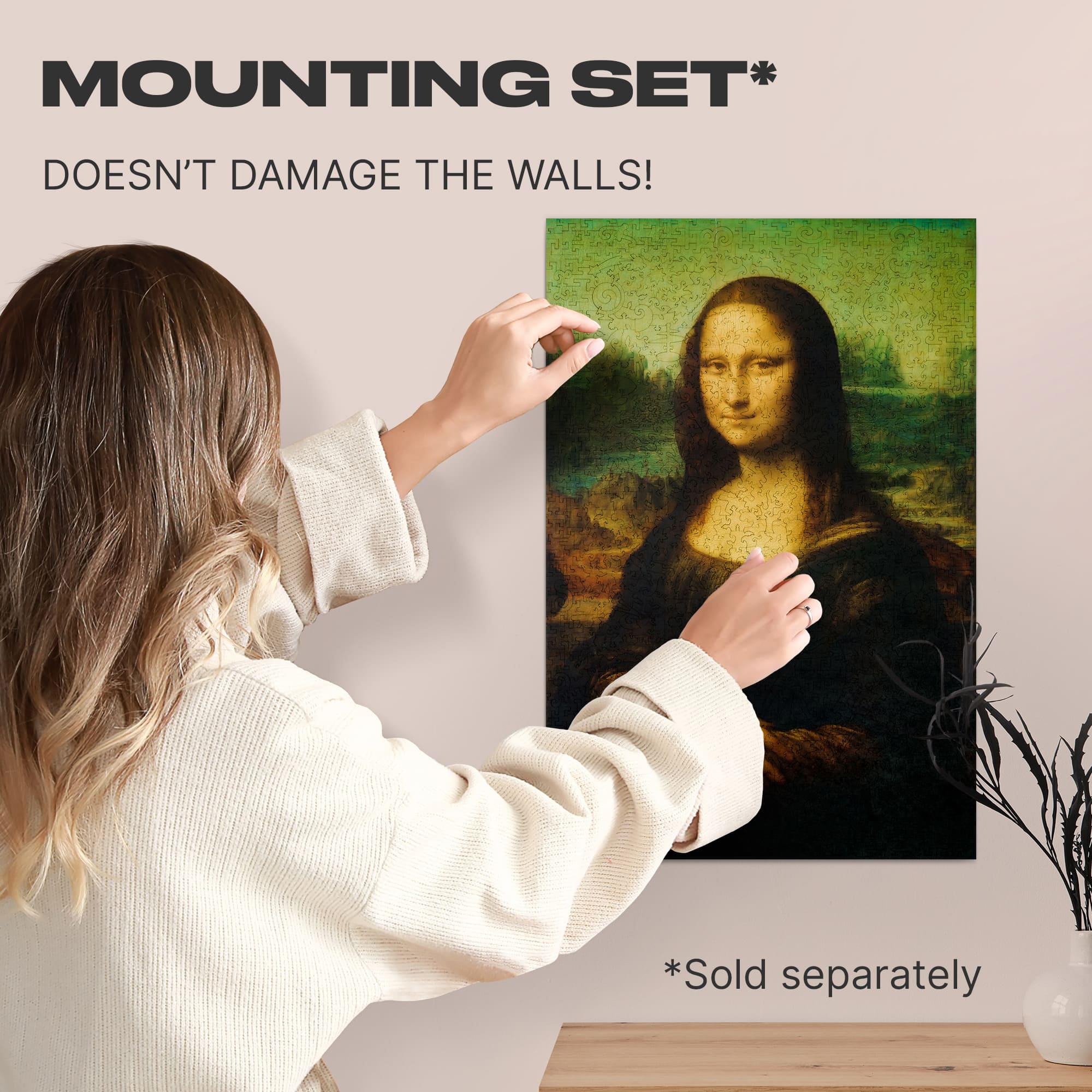 Mona Lisa 1000 Piece Wooden Jigsaw Puzzle