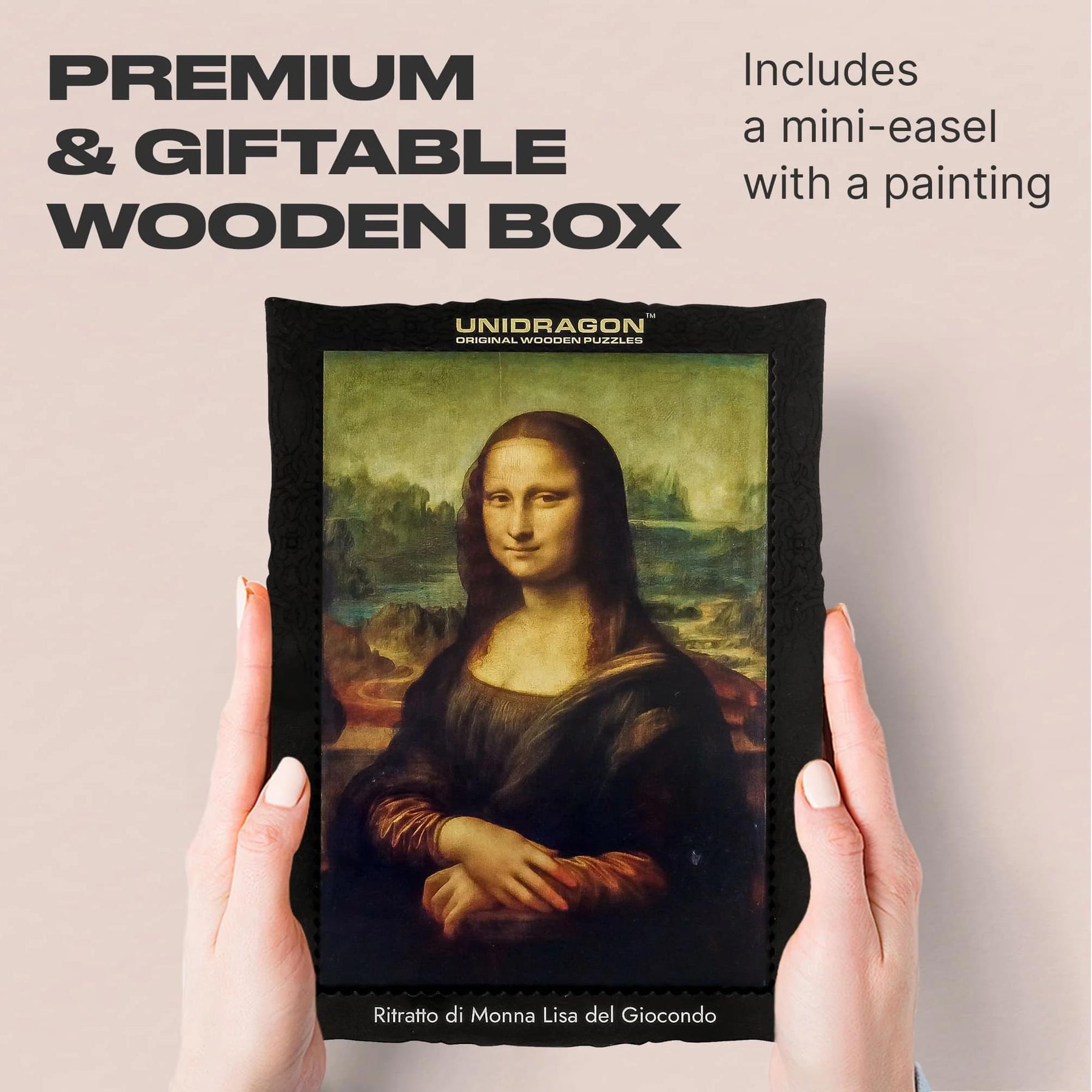 Mona Lisa 1000 Piece Wooden Jigsaw Puzzle