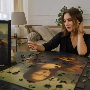 Mona Lisa 1000 Piece Wooden Jigsaw Puzzle