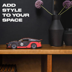 Comet GTS Black-Red 219 Piece Wooden 3D Puzzle