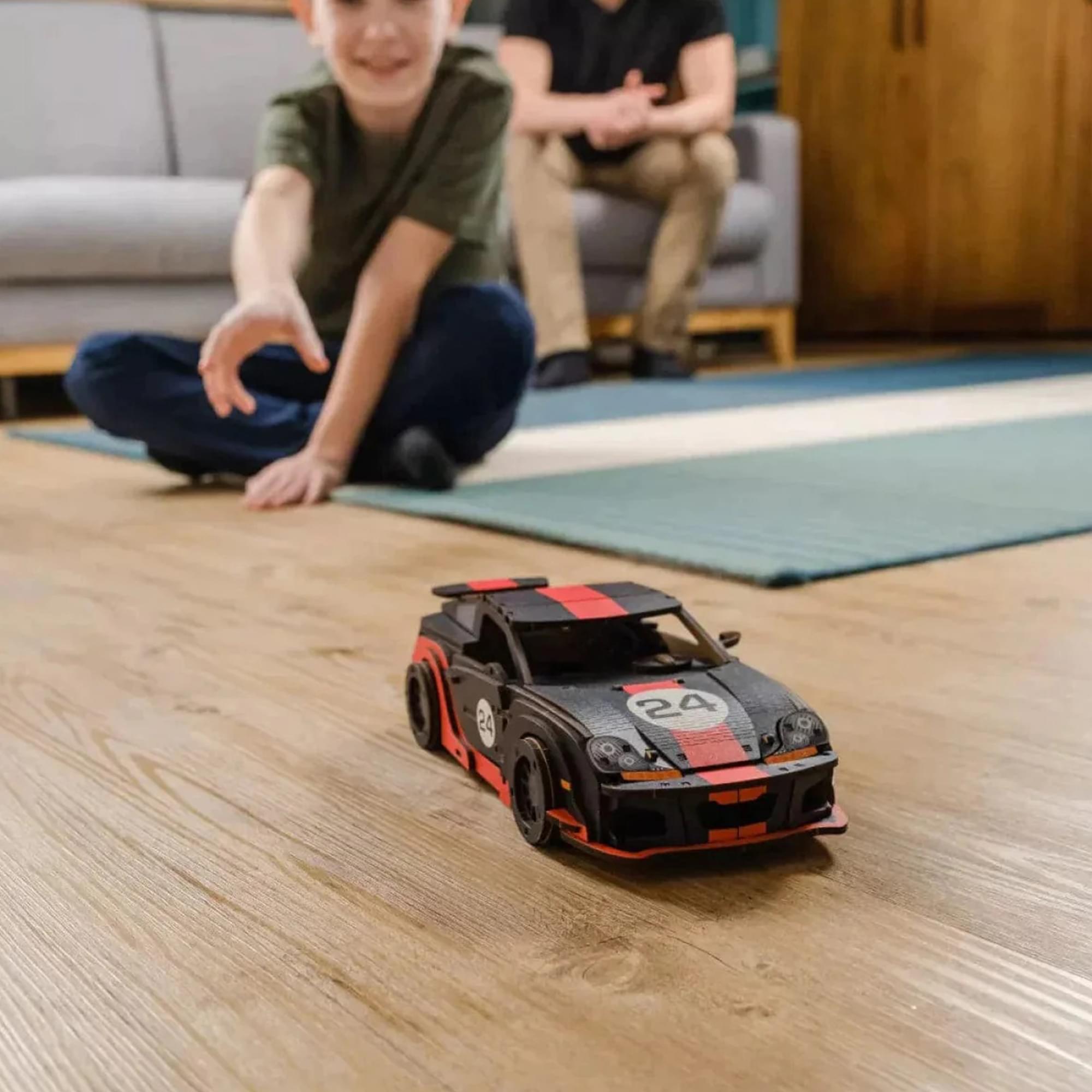 Comet GTS Black-Red 219 Piece Wooden 3D Puzzle