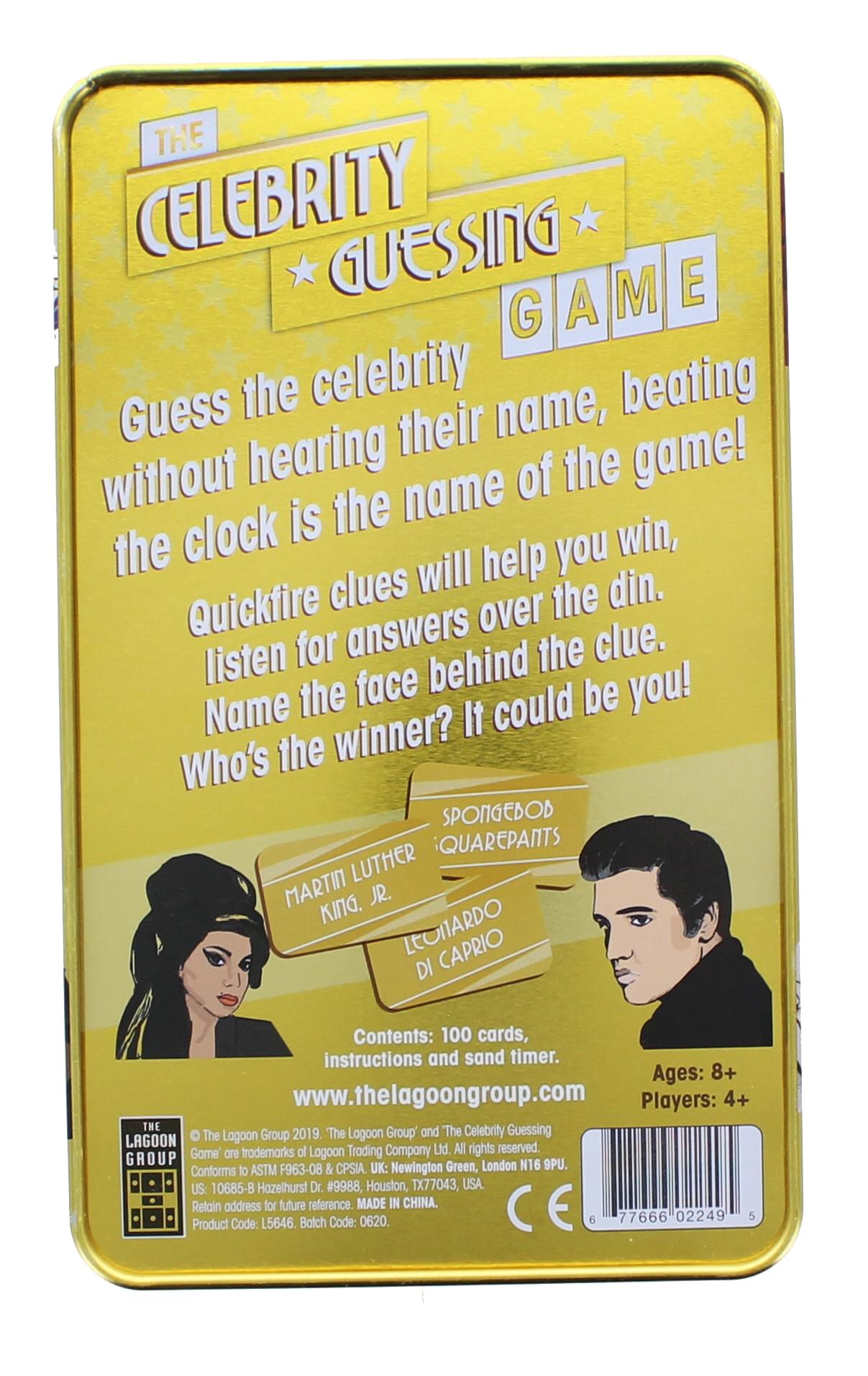 The Celebrity Guessing Card Game | For 4+ Players