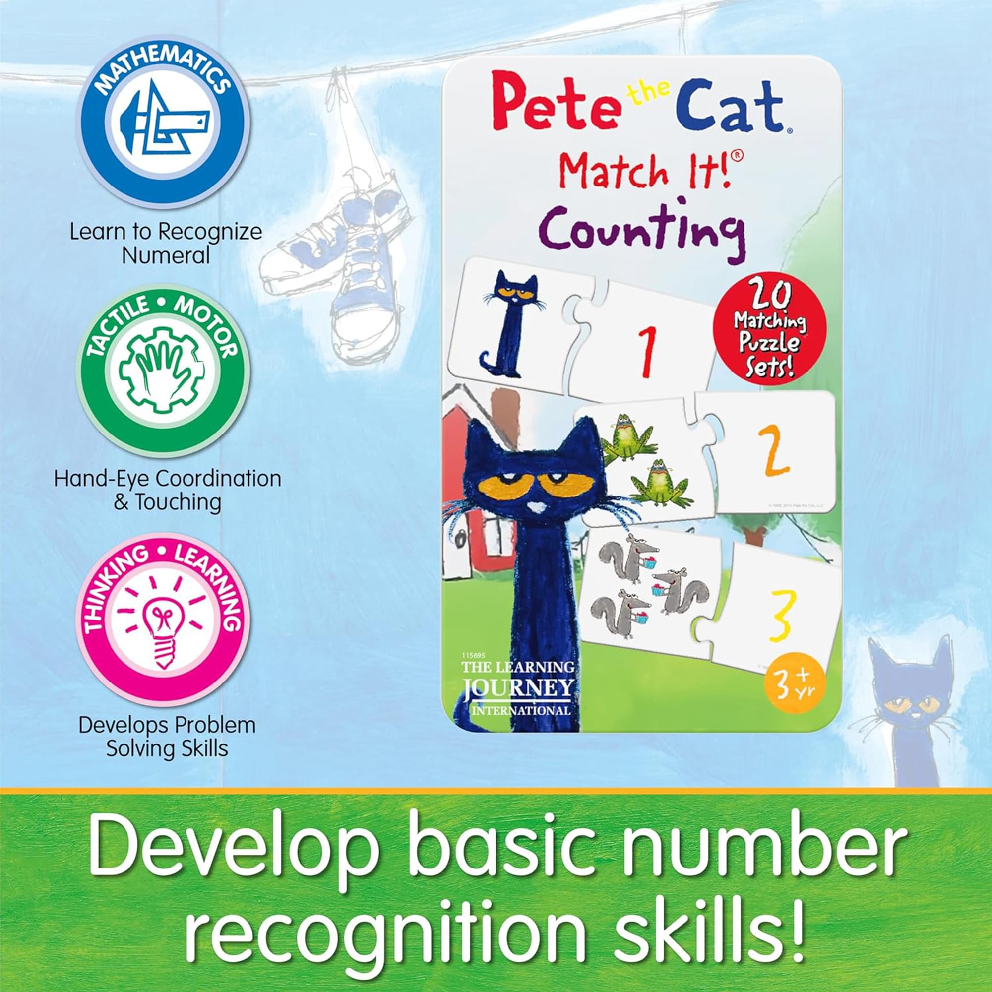 Pete the Cat Match It! Counting Game