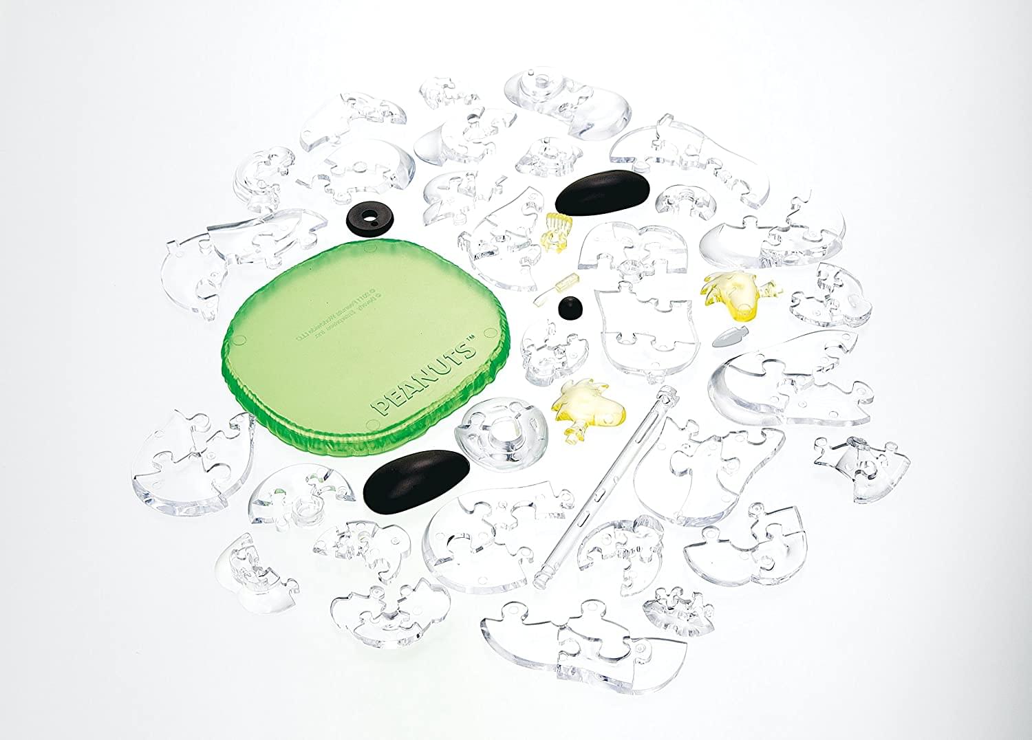 Peanuts Snoopy & Woodstock 42 Piece 3D Crystal Jigsaw Puzzle