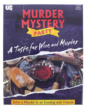 Murder Mystery Adult Party Game | A Taste for Wine and Murder