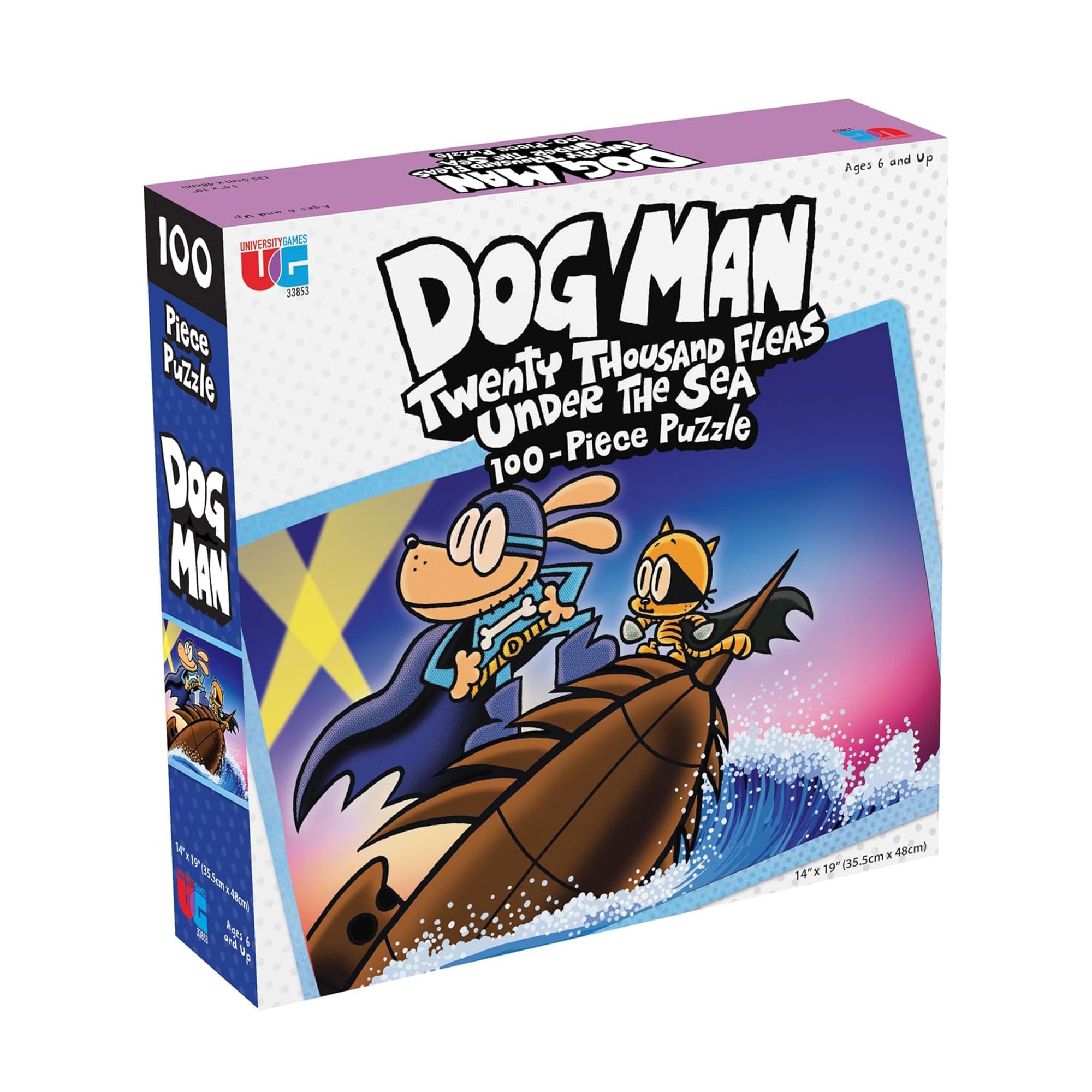 Dog Man Twenty Thousand Fleas Under The Sea 100 Piece Jigsaw Puzzle