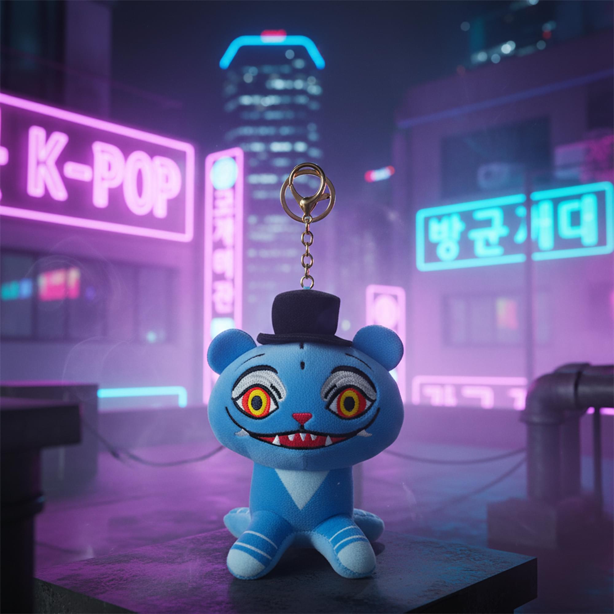 K-Pop Demon Hunters 5-Inch Plush Key Ring | Derpy Hat