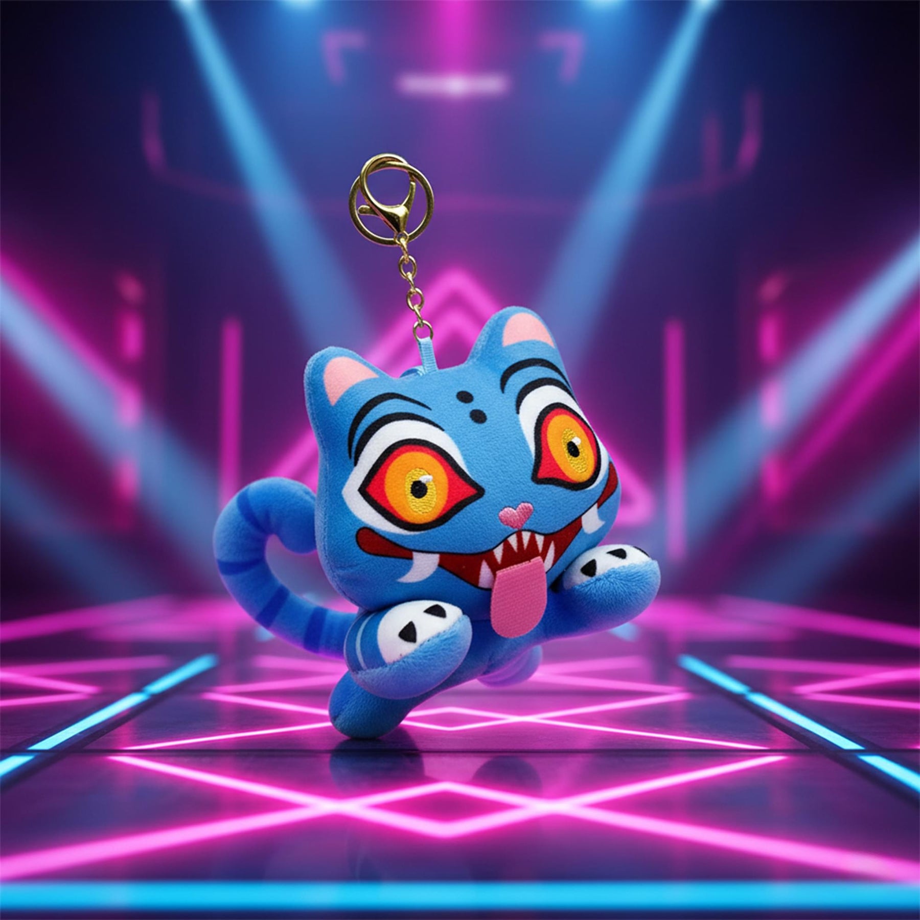 K-Pop Demon Hunters 5-Inch Plush Key Ring | Derpy Tongue