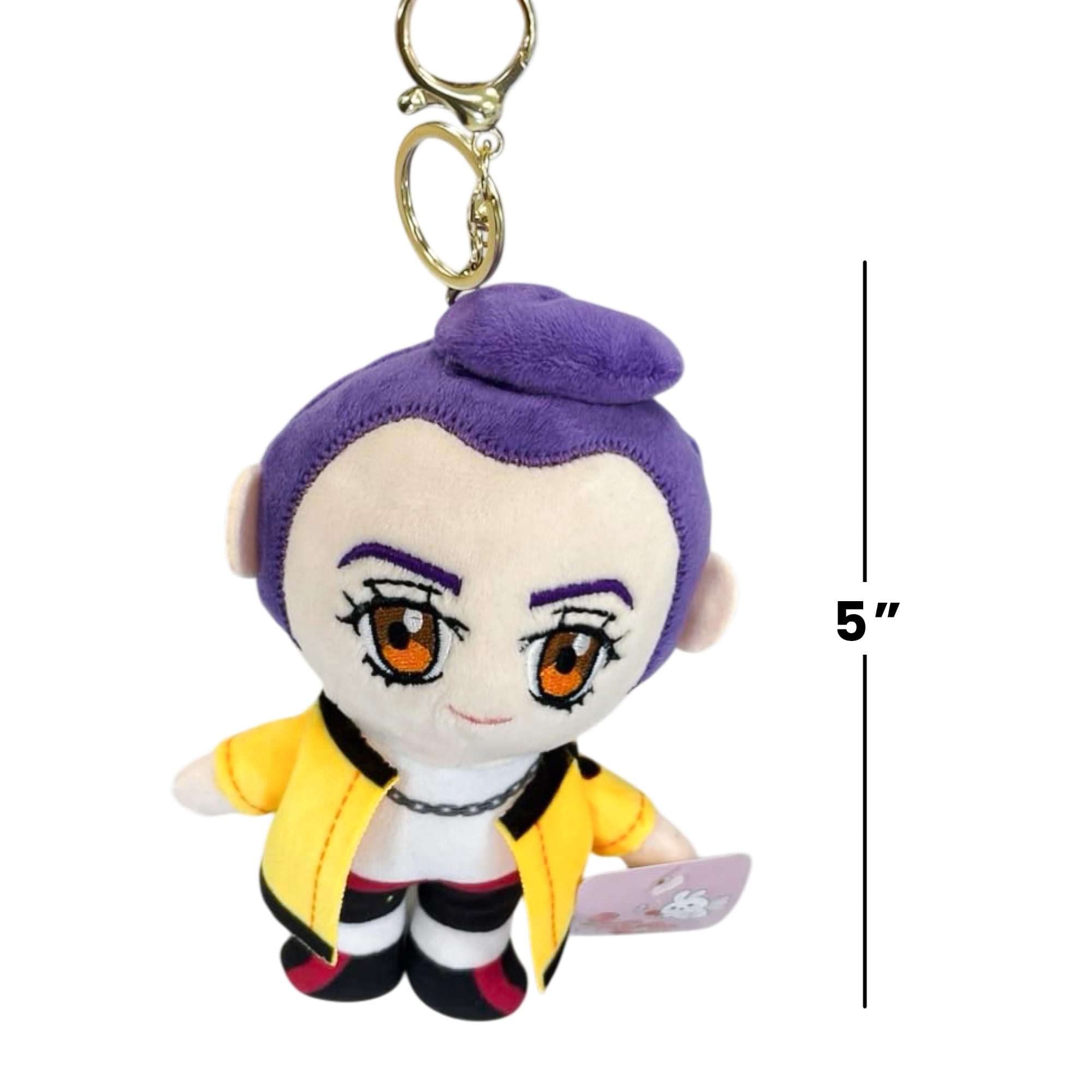K-Pop Demon Hunters 5-Inch Plush Key Ring | HUNTR/X Rumi