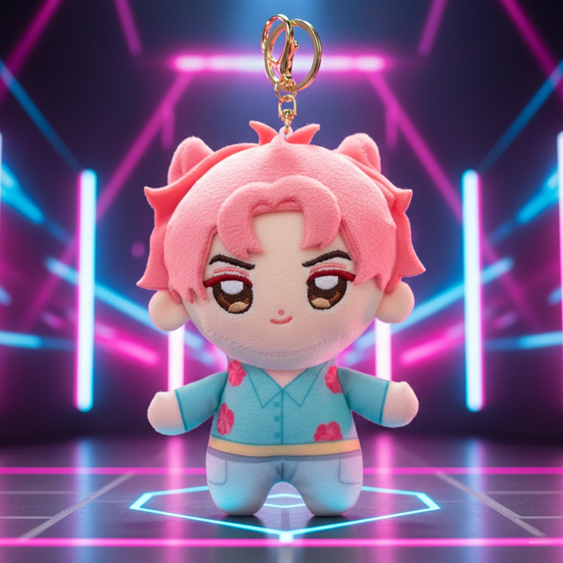 K-Pop Demon Hunters 5-Inch Plush Key Ring | Saja Boys Abby