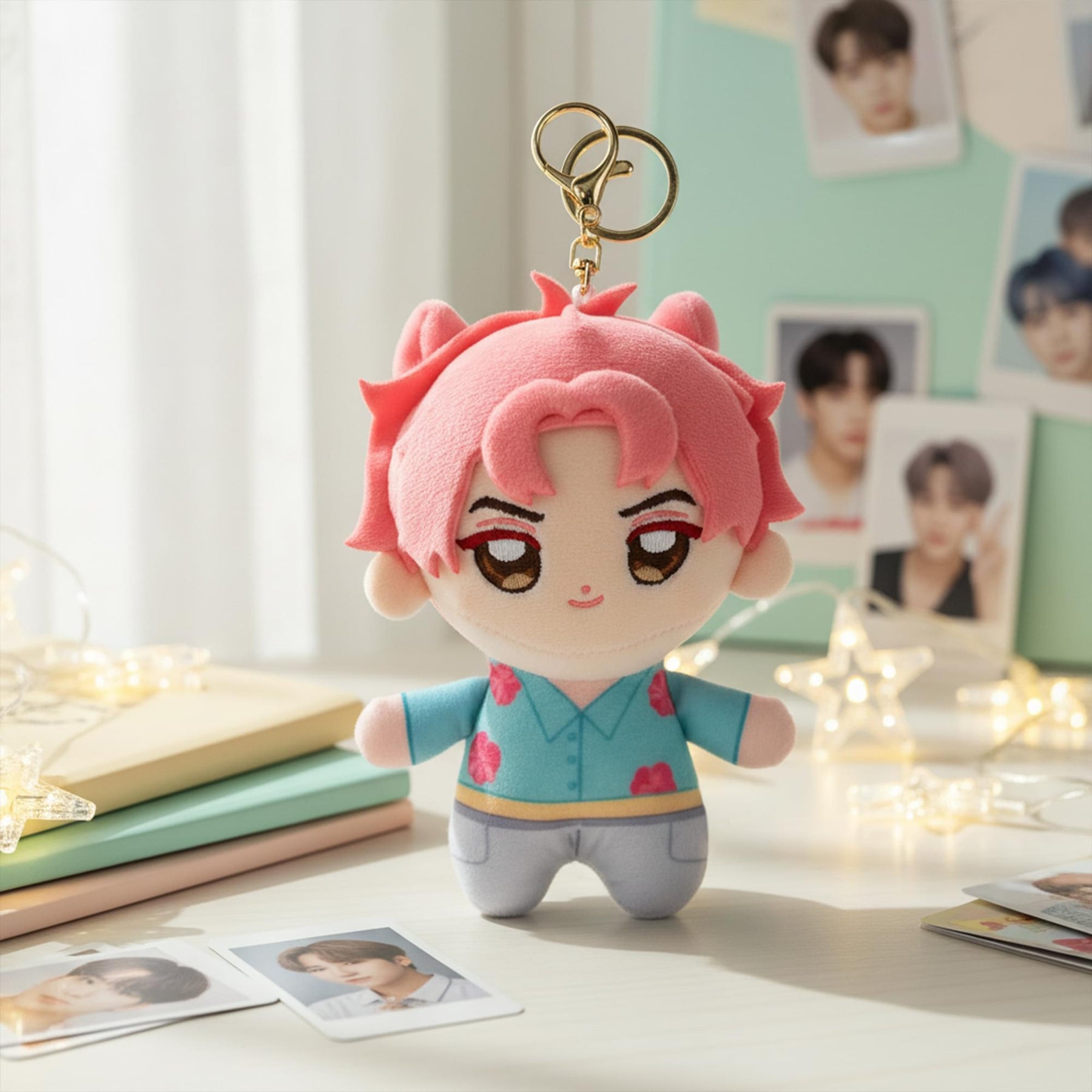 K-Pop Demon Hunters 5-Inch Plush Key Ring | Saja Boys Abby